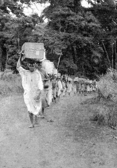 En Route to the Mountains, from an article entitled To the Mountains of the Moon published in The Graphic October 27th 1906 by English Photographer